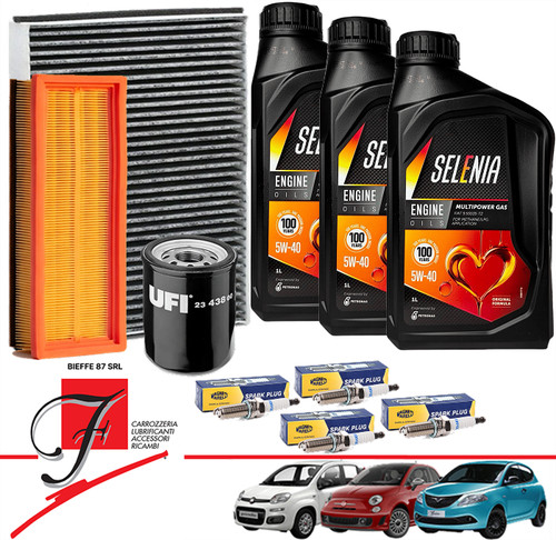 Kit tagliando candele fiat - tagliando,
